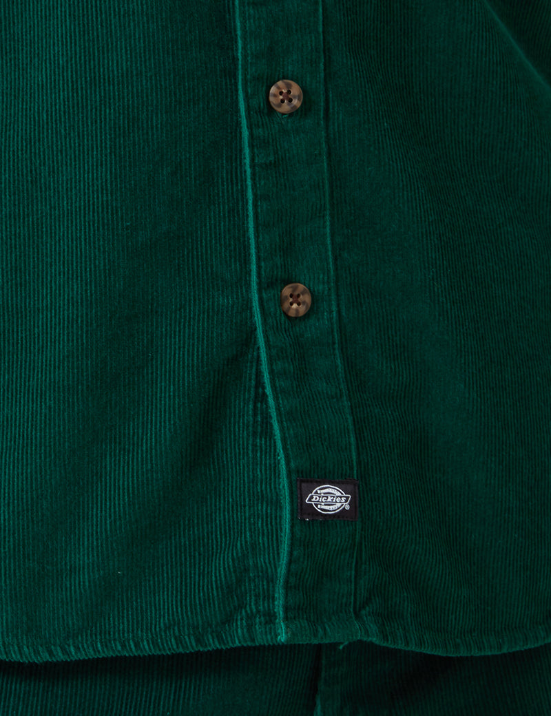 Dickies Bayville Cord Shirt - Scout Green