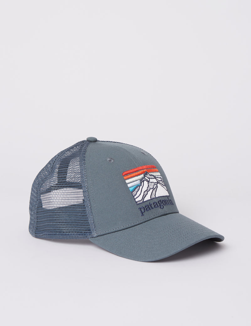Casquette Trucker Patagonia Line Ridge LoPro - Gris Plume
