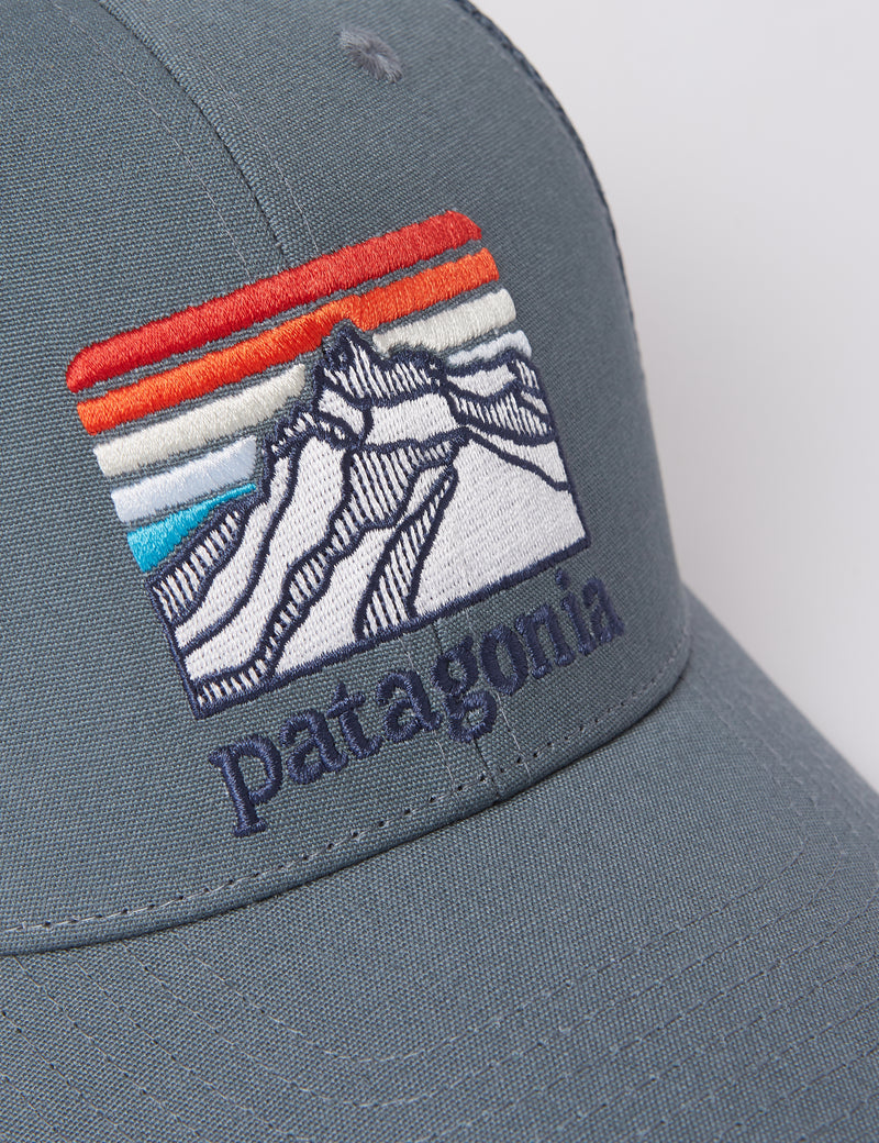 Casquette Trucker Patagonia Line Ridge LoPro - Gris Plume