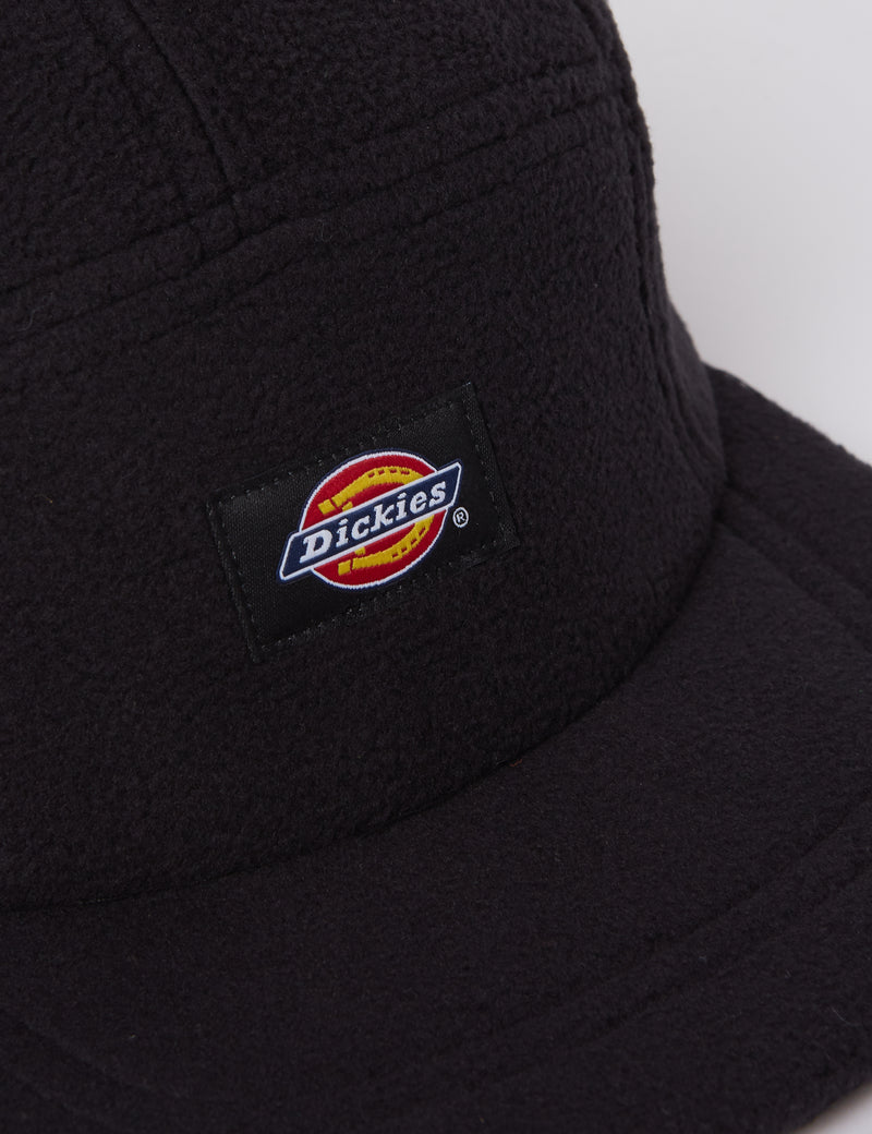 Dickies Sleetmute 5-パネルキャップ（フリース）-ブラック