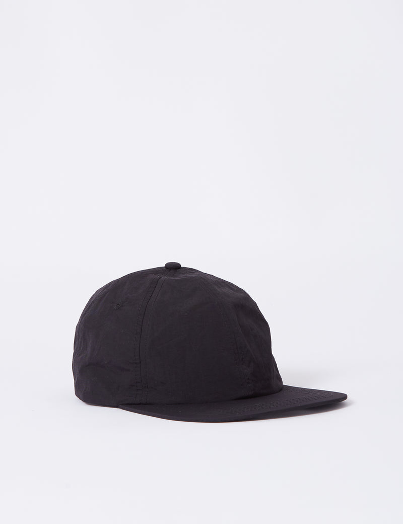 Bhode 6-Panel-Kappe (Nylon) - Schwarz