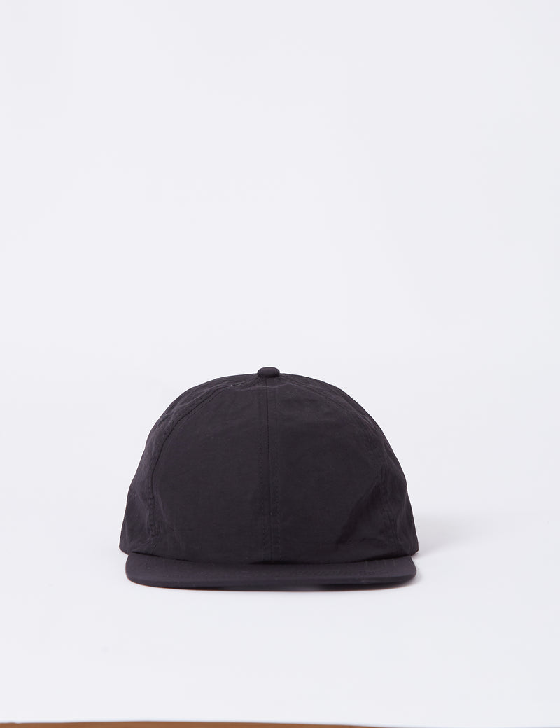 Bhode 6-Panel-Kappe (Nylon) - Schwarz