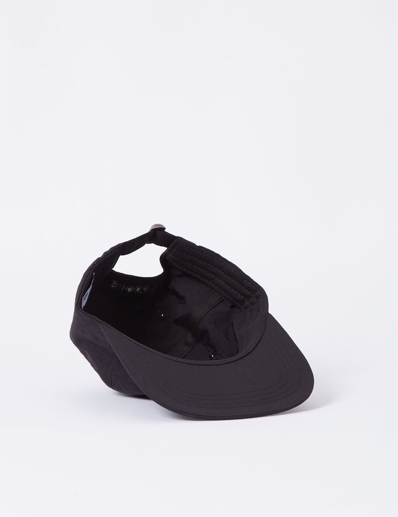 Bhode 6-Panel-Kappe (Nylon) - Schwarz