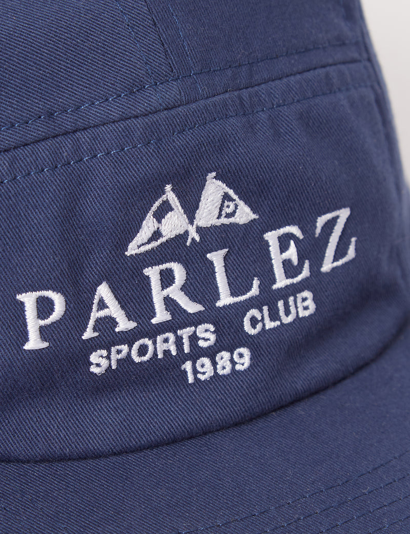 Parlez Sports Club 5 패널 캡 - 네이비 블루