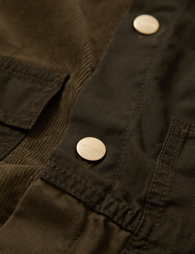 Carhartt-WIPメドレーオーバーシャツ-ドルグリーン
