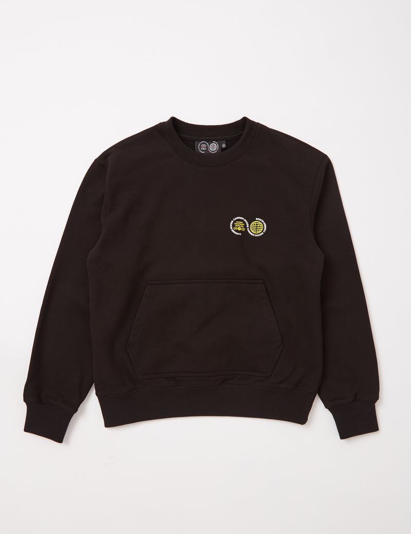 Sweat à capuche avec logo Carrier Goods - Noir