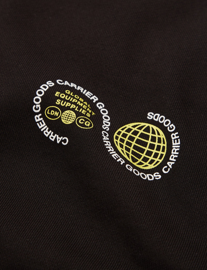 Sweat à capuche avec logo Carrier Goods - Noir