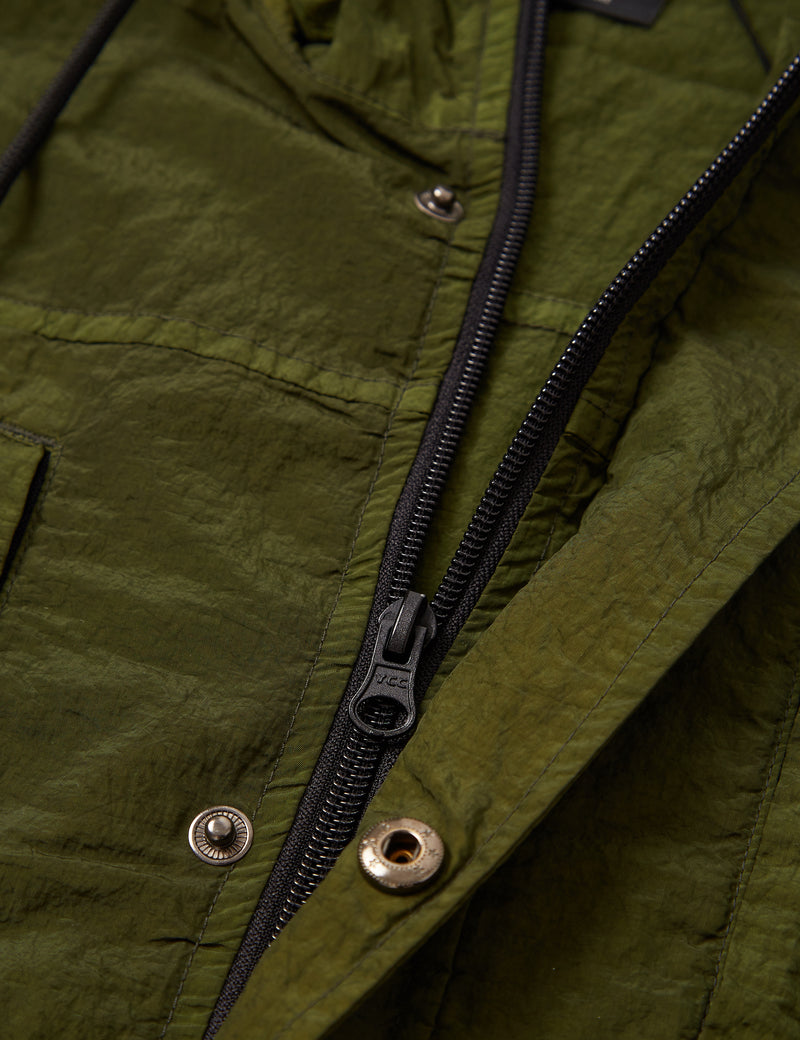 Carrier Goods Nylon Jacket - Tie Dye Golden Green