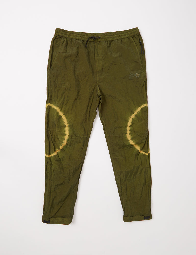 Pantalon de Marche Carrier Goods - Tie Dye Vert Doré