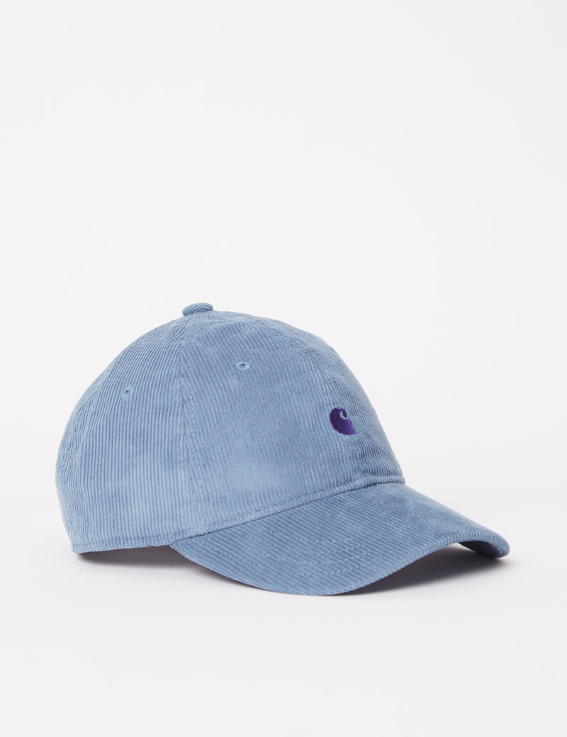 Carhartt-WIP-WIPハーレムキャップ-IcyWaterBlue/Razzmic