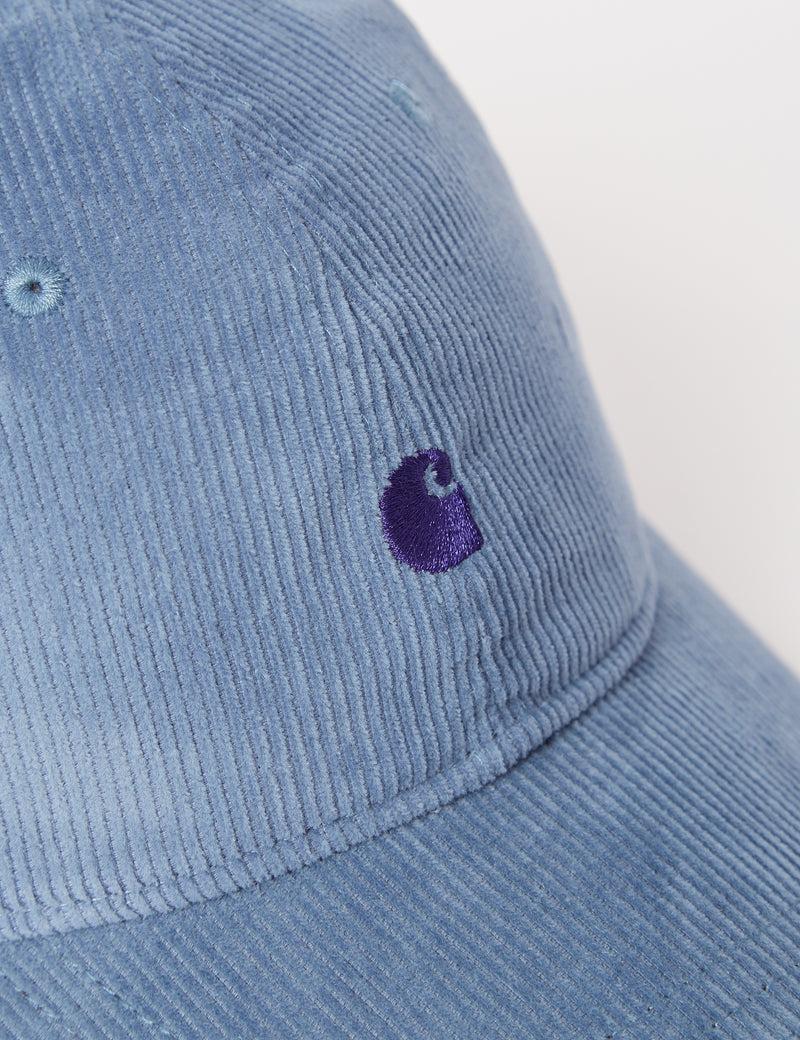 Carhartt-WIP-WIPハーレムキャップ-IcyWaterBlue/Razzmic