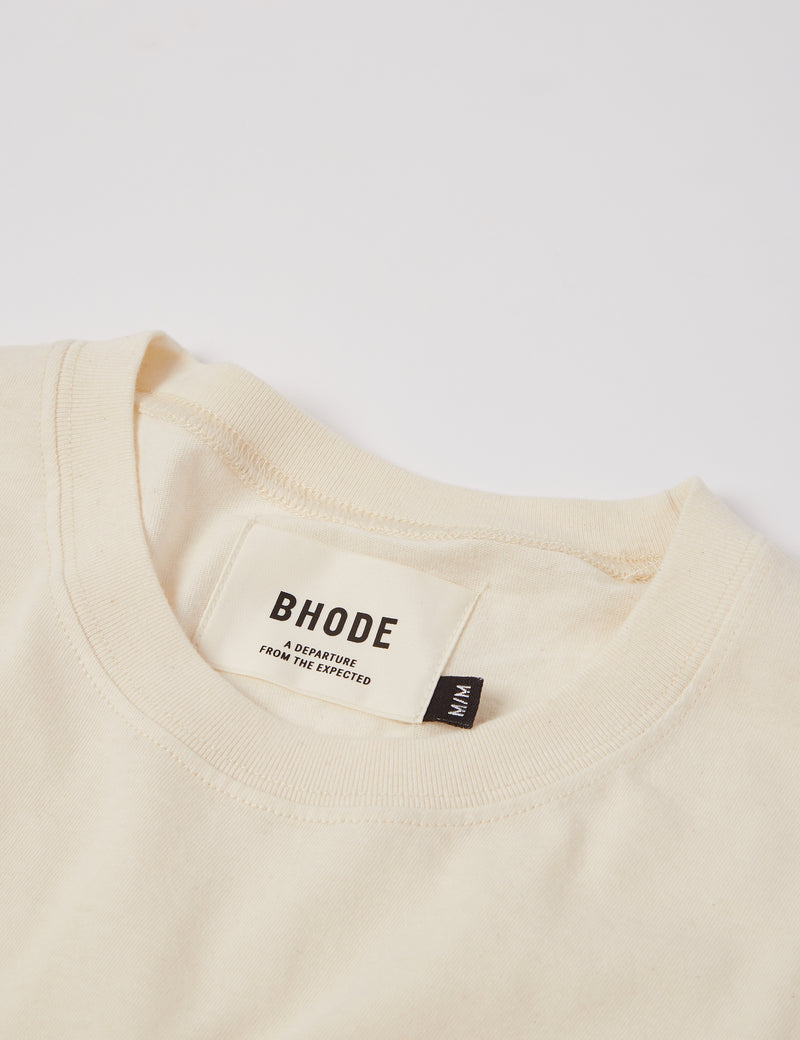 T-Shirt Bhode (Biologique/Origine Canada, 9oz) - Écru