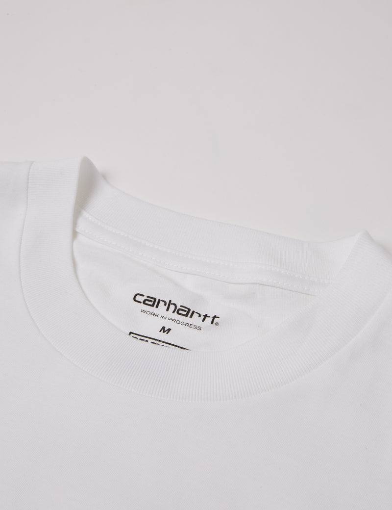 Carhartt-WIP関連当事者Tシャツ-ホワイト/ブラック