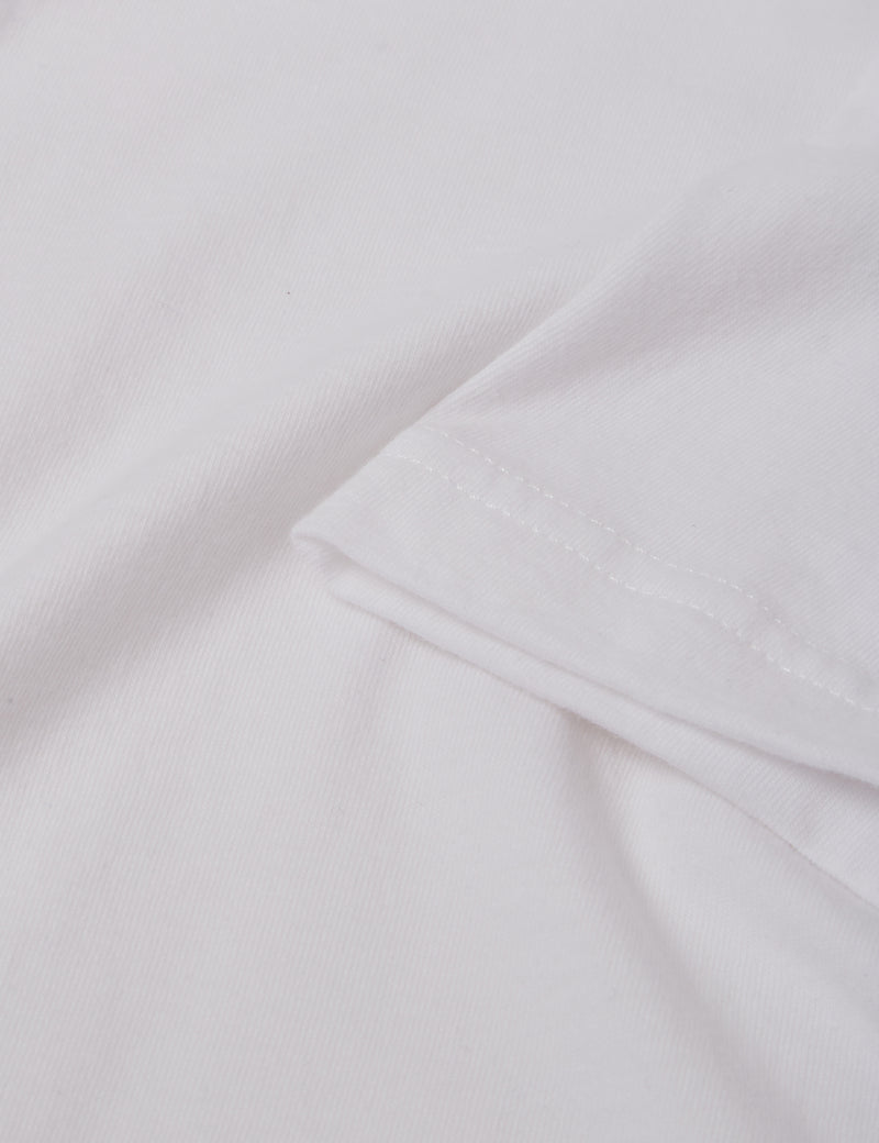 Bhode Tシャツ（オーガニック/カナダ製、9オンス）-ホワイト
