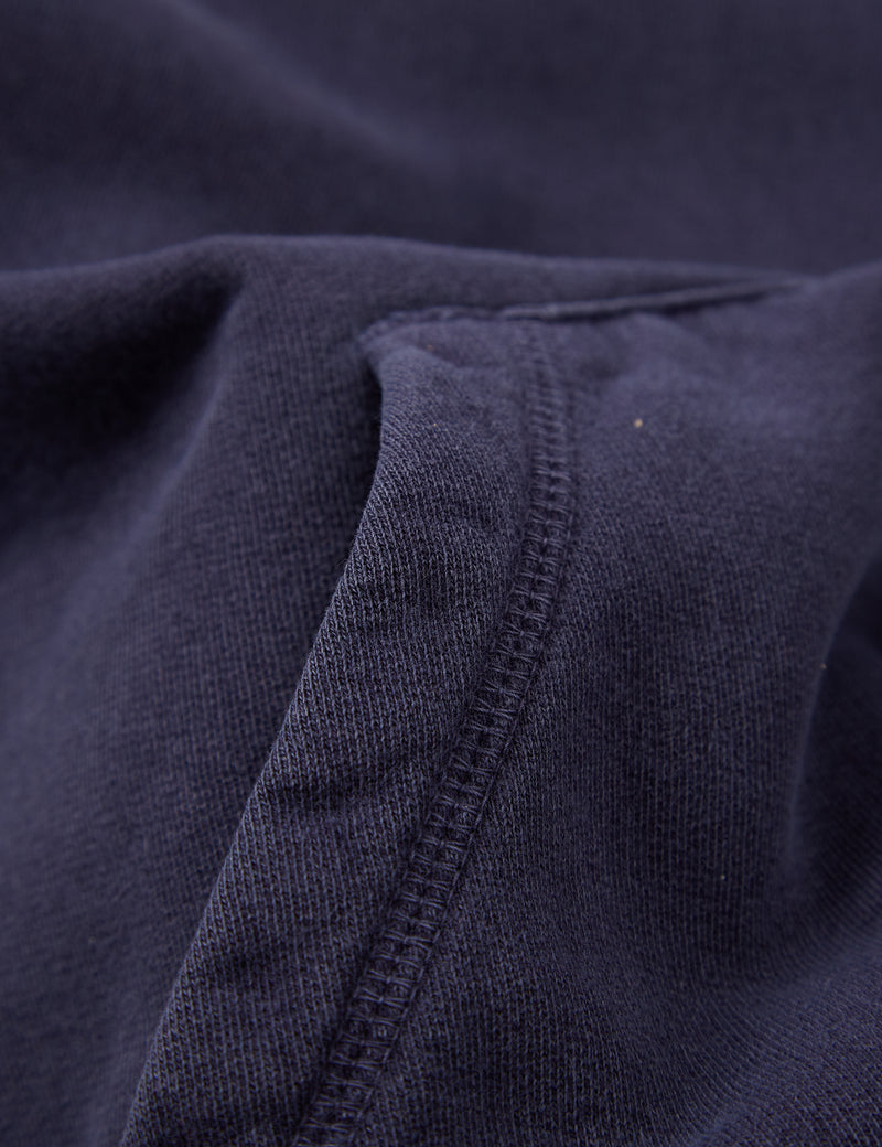Bhode Pigment Dyed Sweat à capuche (Bio/Origine Canada, 16 oz) - Bleu sombre