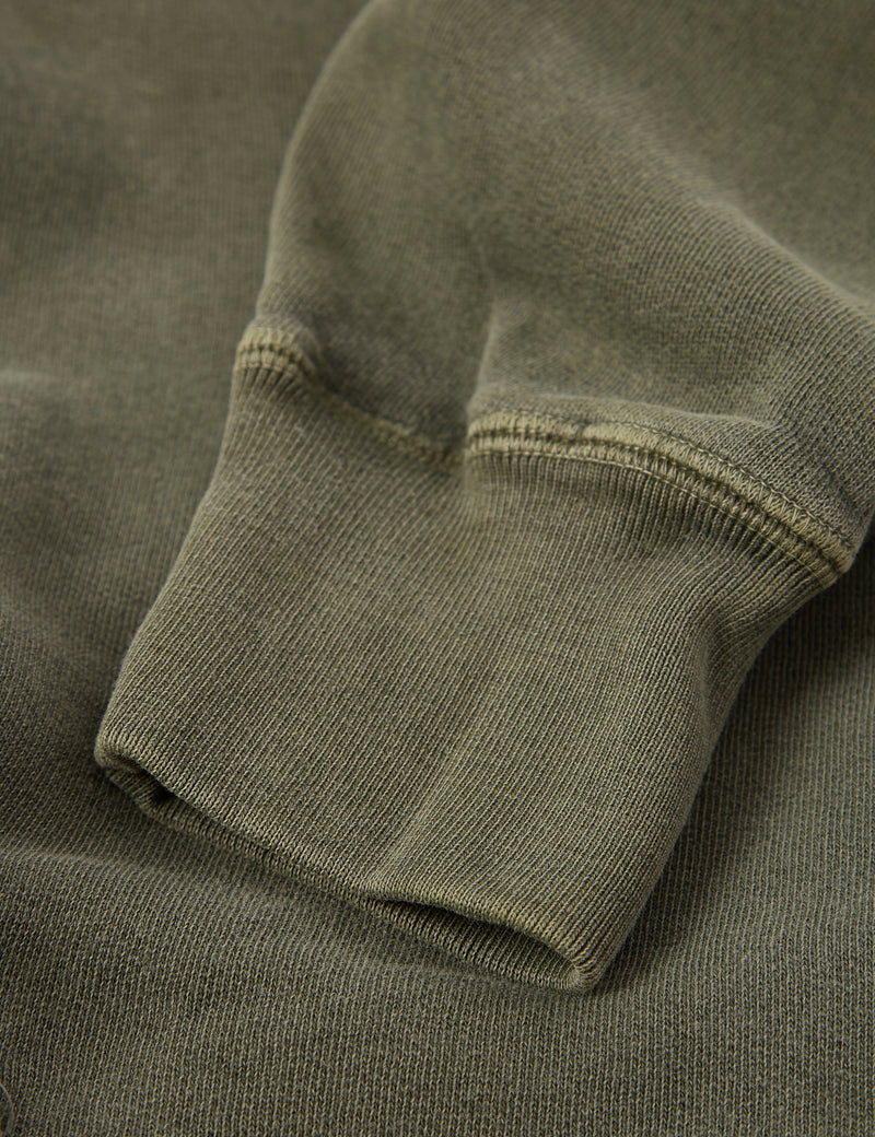 Bhode Pigment Dyed Hoodie（Organic/Canada Origin、16oz）-ダスティセージ