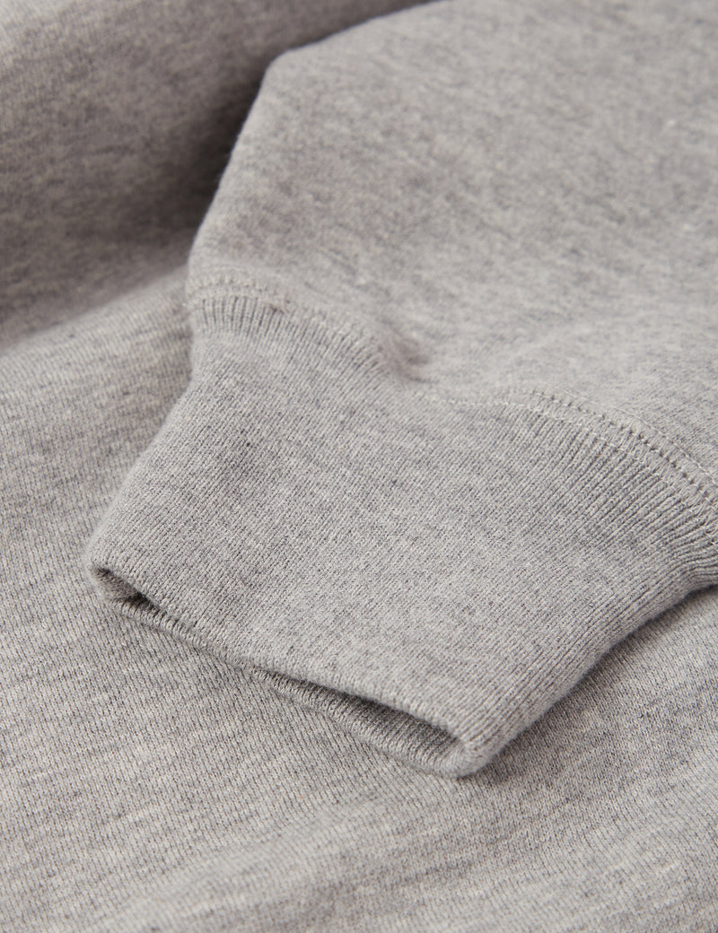 Bhode Pigment Dyed Hoodie（Organic/Canada Origin、16oz）-アーカイブグレー
