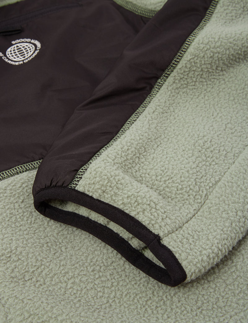 Carrier Goods Veste Polaire Borg - Vert Sauge