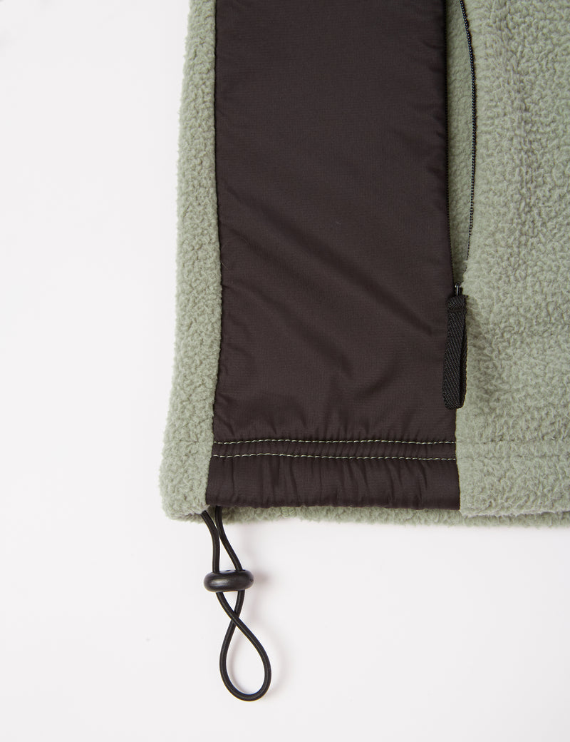 Carrier Goods Veste Polaire Borg - Vert Sauge