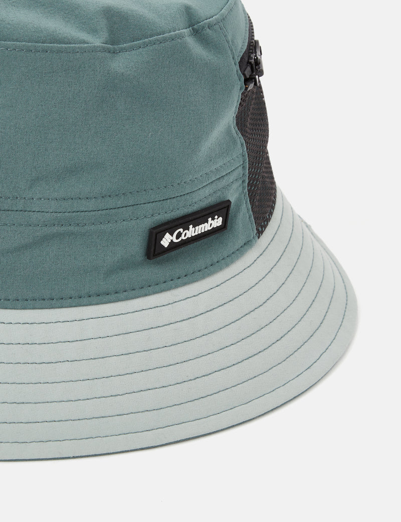 Columbia Trek Bucket Hat - Metal Grey/Niagara Blue/Black