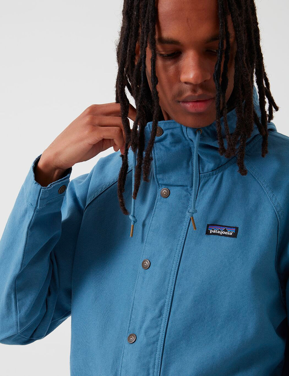 Patagonia Organic Cotton Canvas Jacket Pigeon Blue URBAN EXCESS