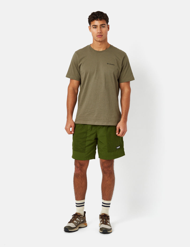 Columbia Deschutes Valley™ Reversible Shorts - Pesto Green/Frosted Purple