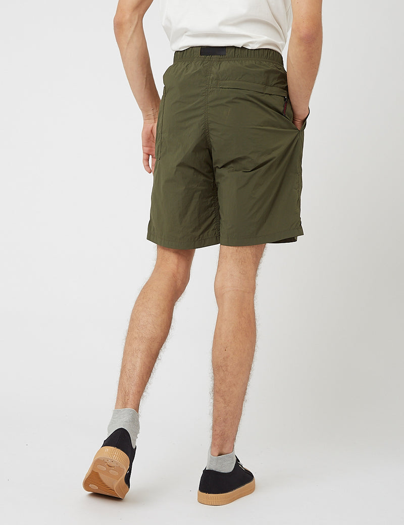 Gramicci Packbare G-Shorts (Twill) - Olivgrün
