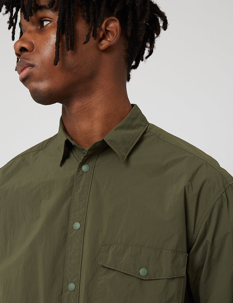Gramicci Packable Utility Shirt - Olive Green