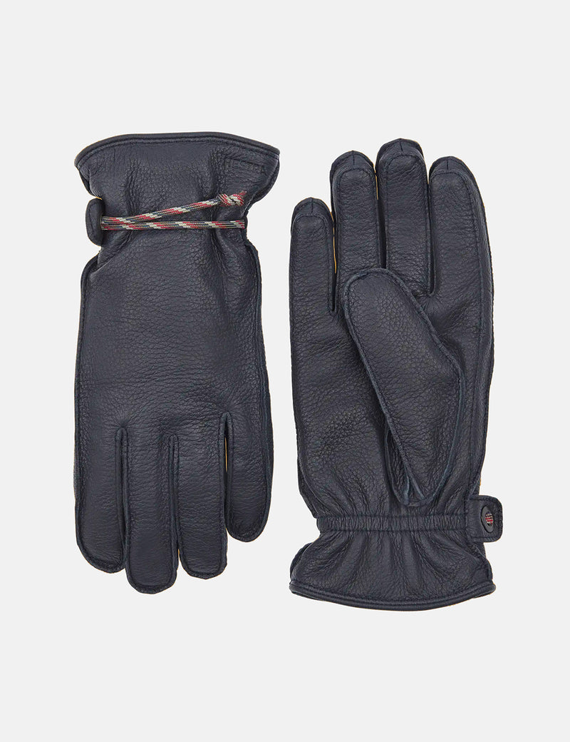 Hestra Granvik Gloves (Elk Leather) - Navy Blue