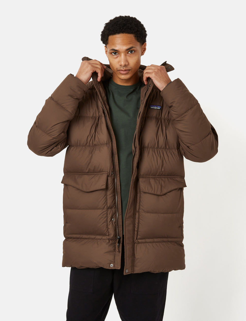 Patagonia Silent Down Parka - Cone Brown I Urban Excess. – URBAN