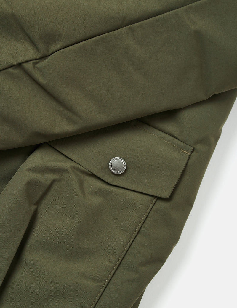 Patagoniaダウンドリフトパーカ-ベイスングリーン