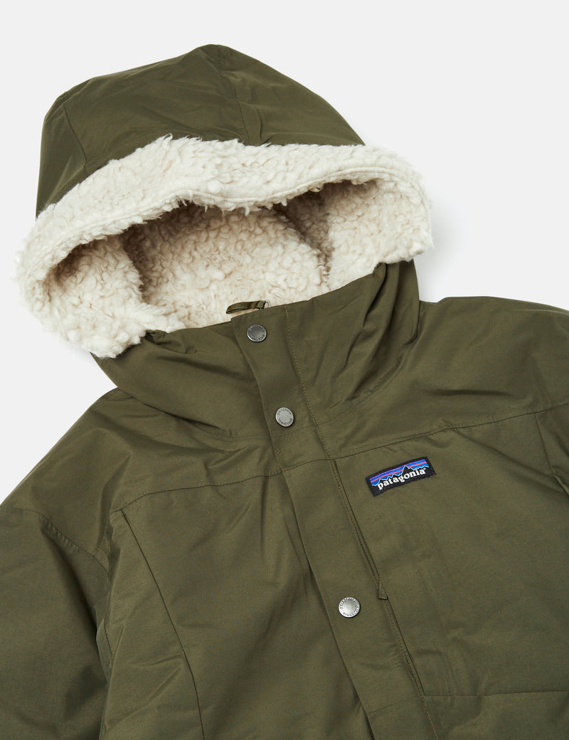 Patagoniaダウンドリフトパーカ-ベイスングリーン