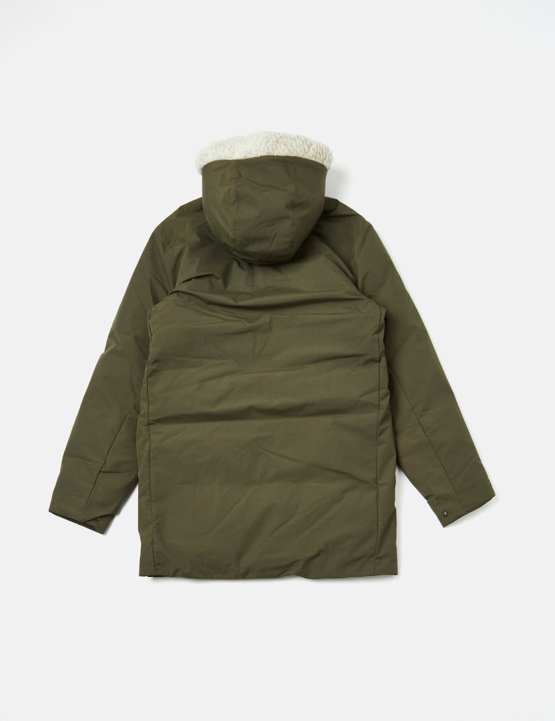 Patagoniaダウンドリフトパーカ-ベイスングリーン