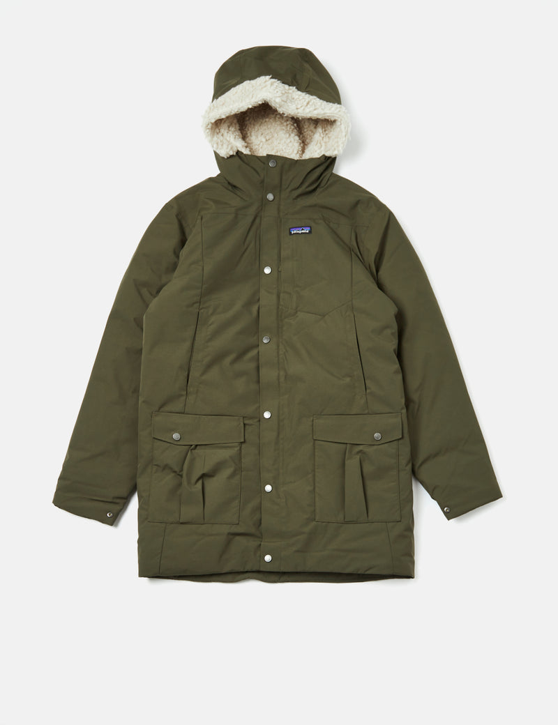 Patagoniaダウンドリフトパーカ-ベイスングリーン