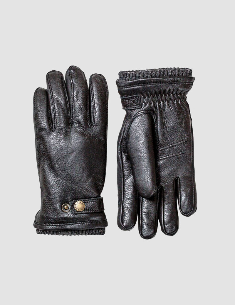 Hestra Utsjo Sport Gloves (Leather) - Black