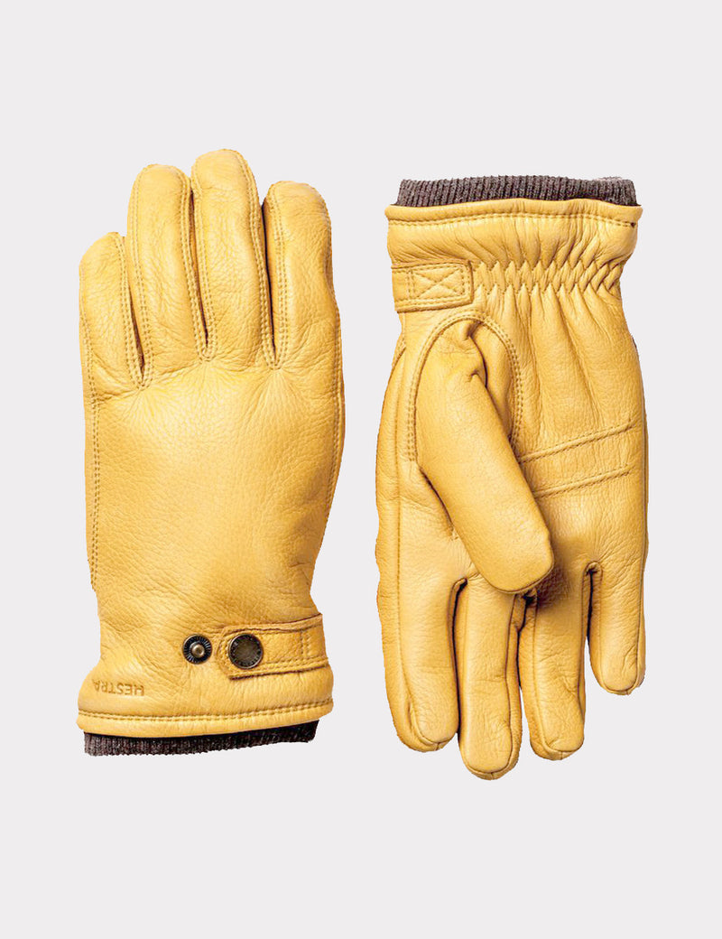 Hestra Utsjo Sport Gloves (Leather) - Natural Yellow