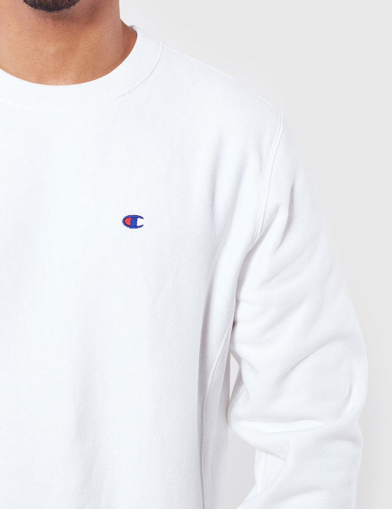 Champion Reverse Weave Sweatshirt - White