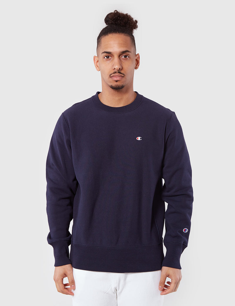 Champion Reverse-Weave-Sweatshirt - Marine-Blau | URBAN