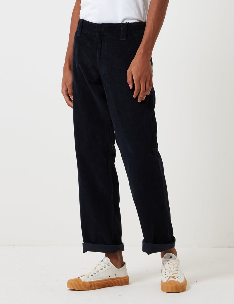 Dickies 873 Cord Work Pant (Slim Straight) - Dark Navy Blue