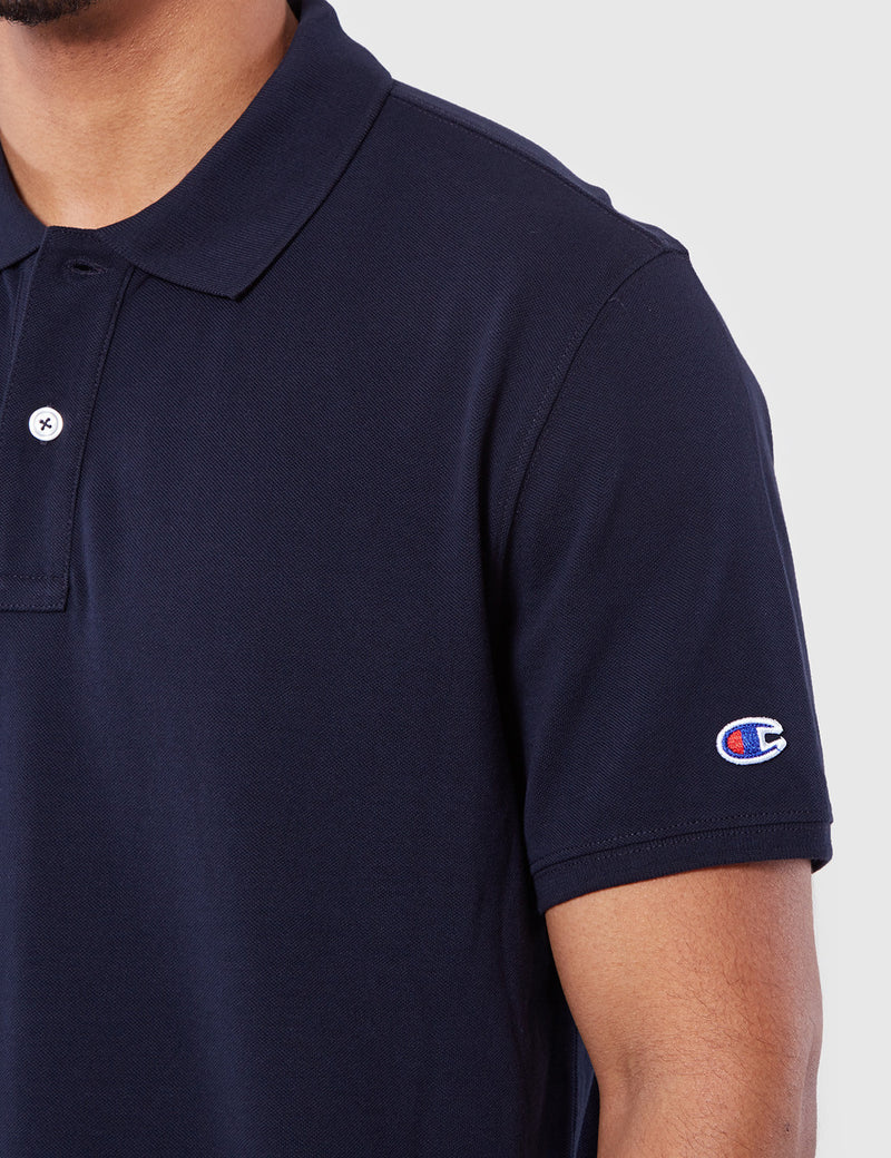 Champion Polo T-Shirt - Navy Blue