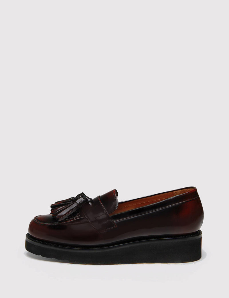 Grenson Womens Clara Loafer Burgundy URBAN EXCESS