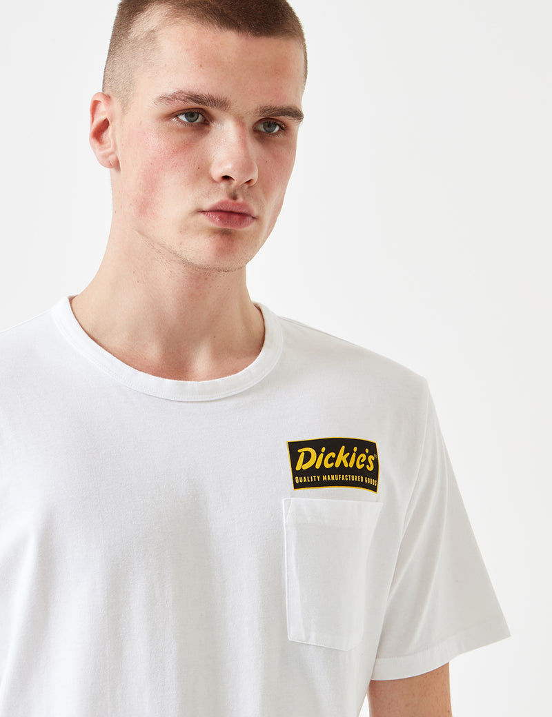 T-Shirt Dickies Franklin Park - Blanc