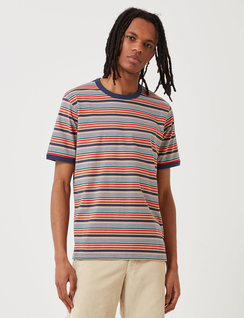 ディッキーズニューパルツTシャツ-ネイビーブルー
