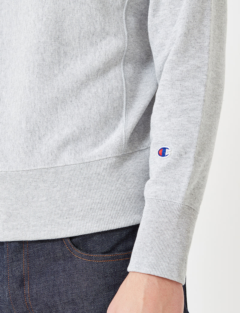 Sweat Champion Reverse Weave - Gris clair chiné
