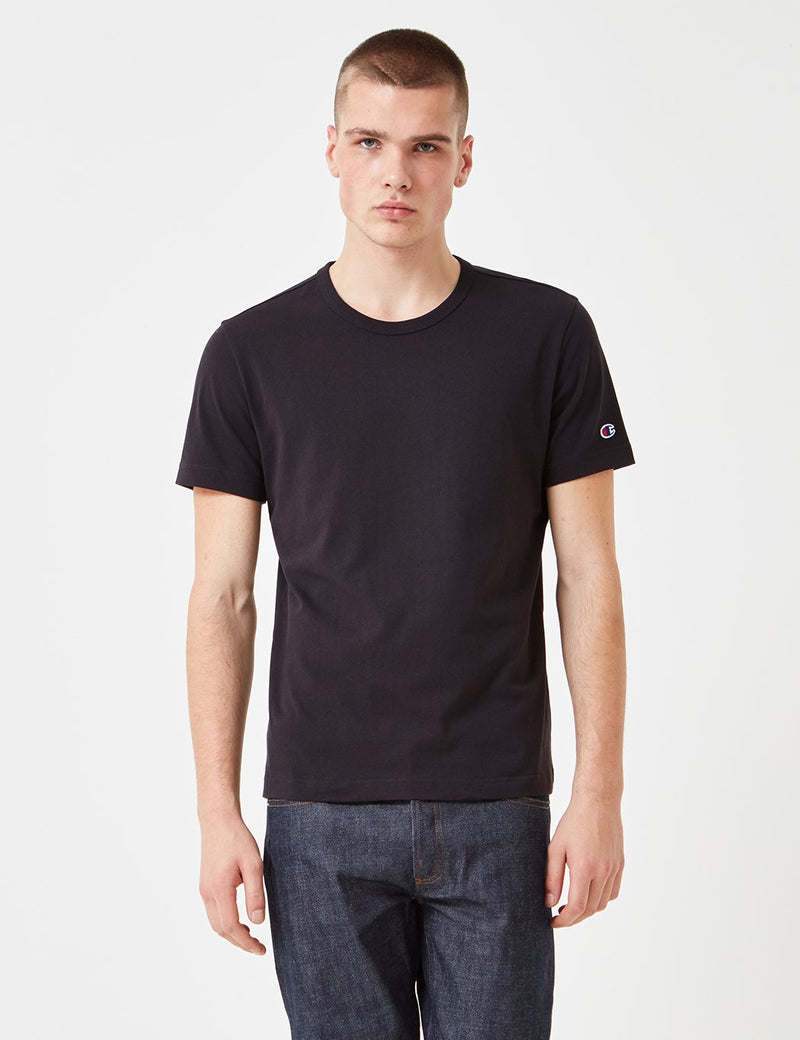 Champion Reverse Weave T-Shirt - Black