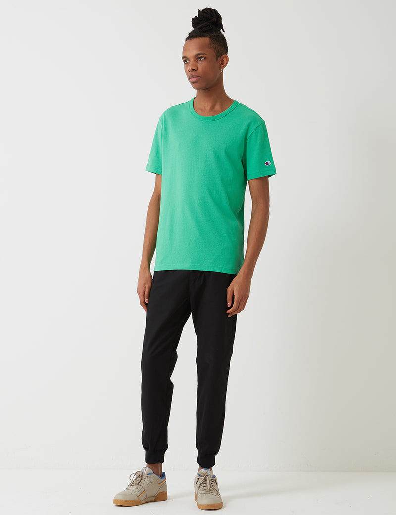 チャンピオンリバースウィーブTシャツ-グリーン