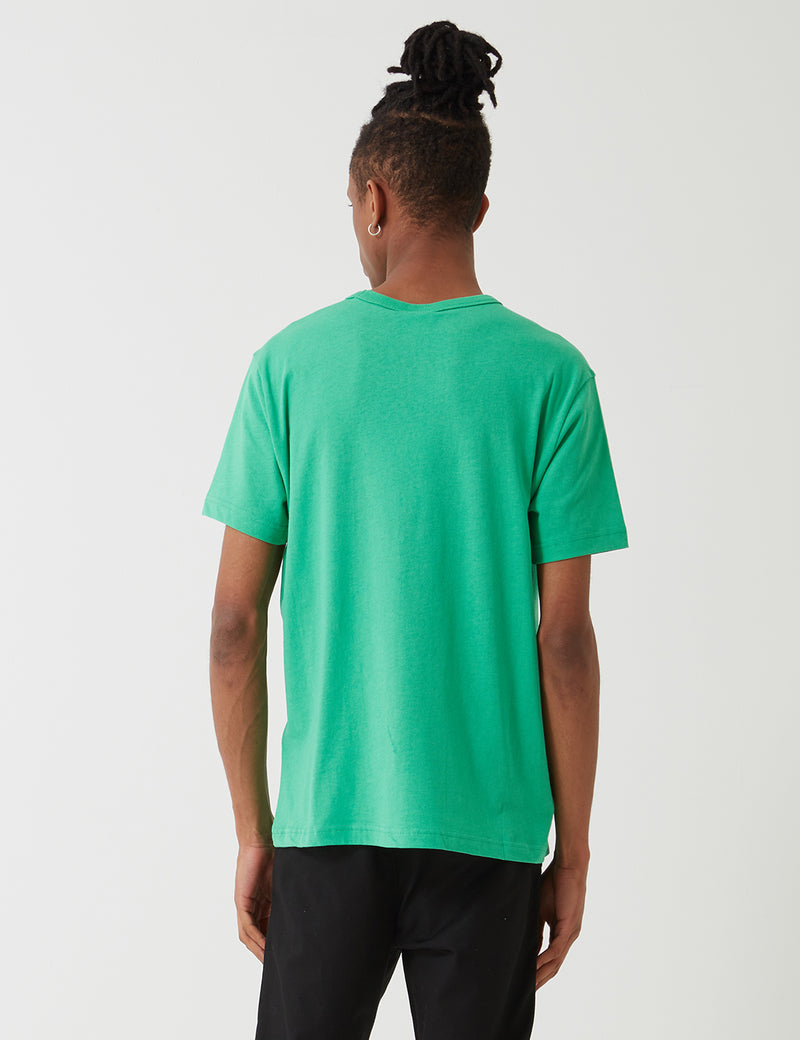 チャンピオンリバースウィーブTシャツ-グリーン