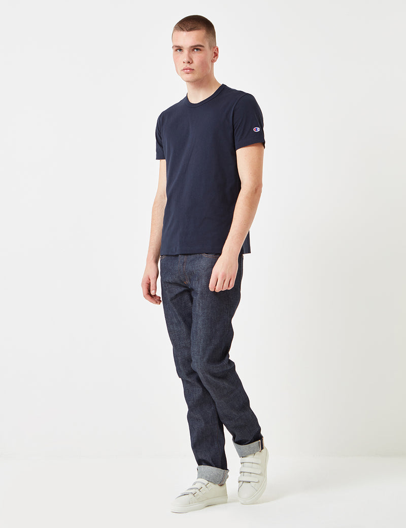 T-Shirt Champion Reverse Weave - Bleu Marine