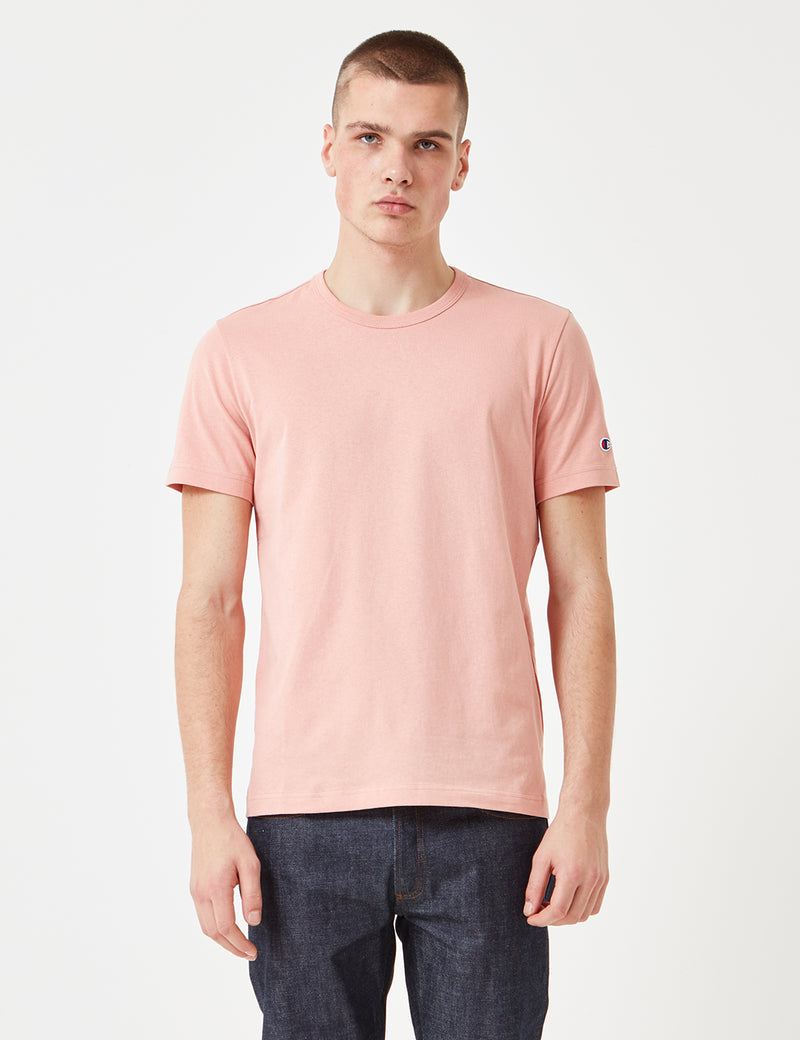 Champion Reverse Weave T-Shirt - Pink