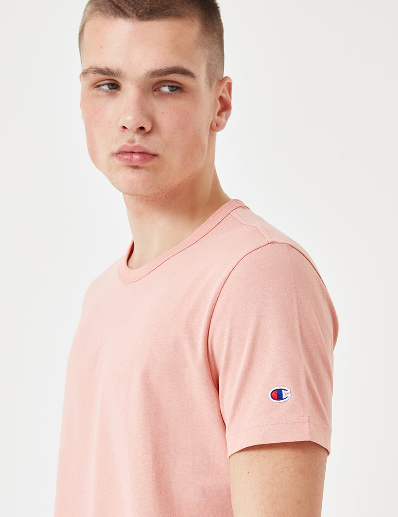 Champion Reverse Weave T-Shirt - Pink